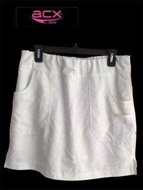 💜ACX Active White Skort